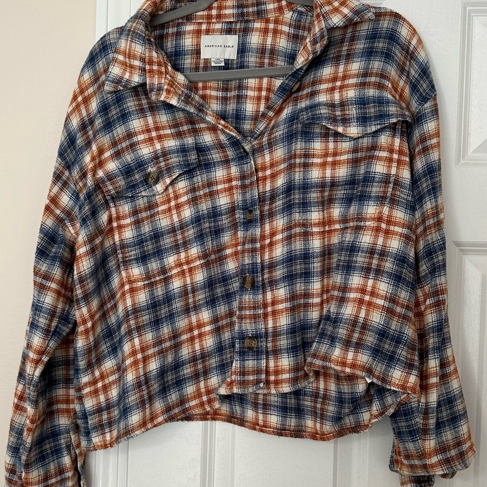 AE Cropped flannel